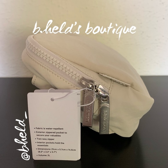 🆕 lululemon Everywhere Belt Bag *Large Version 2L Volume in White Opal New NWT - Picture 3 of 16